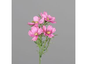 4027234973050 - Kosrmeen - Cosmea Stiel Rosa mit vier Blüten 39 cm - Kunstblumen - DPI