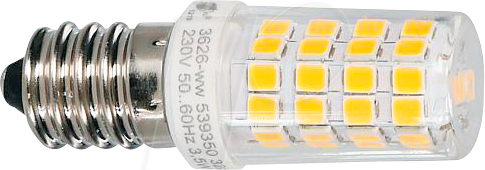 4027236036265 - GL E14 3626 - LED-Röhrenlampe E14 36 W 300 lm 3000 K