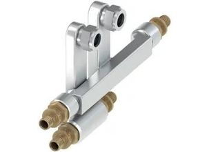 4027255002159 - Tece flex SLHeizkörper Anschlussgarnitur 20x15x16mm Kupfer vernickelt 730120