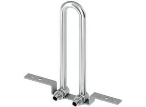 4027255002333 - Tece flex Heizkörper Montagegarnitur für Ventilkompaktheizkörper Wandmontage Dimension 16mm 714905