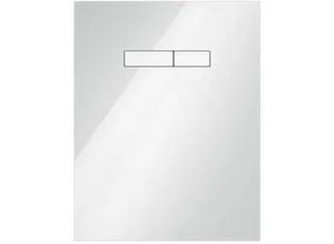 4027255030176 - Tece lux Betätigungsglasplatte manuell Glas weiß glänzend Tasten weiß glänzend 9650000
