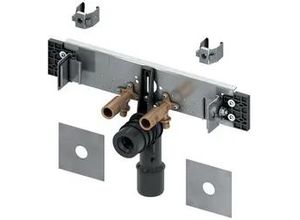 4027255041141 - Tece profil Anschlusseinheit für Waschtische inklusive Tece flex Wandscheiben 16mm x 1 2 Siliziumbronze 9020049