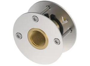 4027255043879 - Tece flex Wanddurchführung universell mit Druckring Rp1 2 x Rp1 2 Siliziumbronze 708706