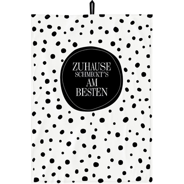 4027268312528 - Geschirrtuch 50 x 70 cm 100 % Baumwolle 2 Aufhänger Motiv Zuhause 4027268312528 LA VIDA