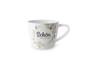 4027268313426 - Maxibecher 400ml Schön dass es dich gibt Blume