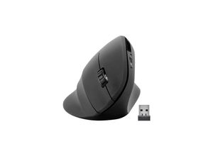 4027301318722 - SpeedLink Piavo Kabellose ergonomische Maus Funk Optisch Schwarz 6 Tasten 800 dpi 1200 dpi 1600 dpi Ergonomisch