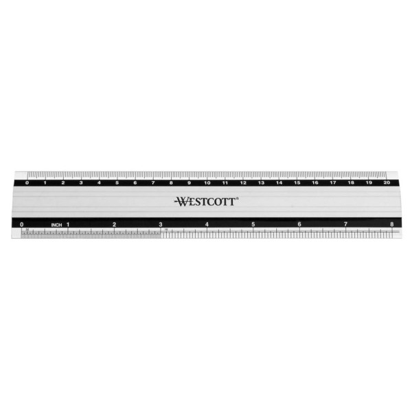 4027521513600 - Alu-Lineal E-1019000 silber 20cm 4027521513600 Westcott 4027521513600 - Alu-Lineal E-1019000 silber 20cm 4027521513600 Westcott