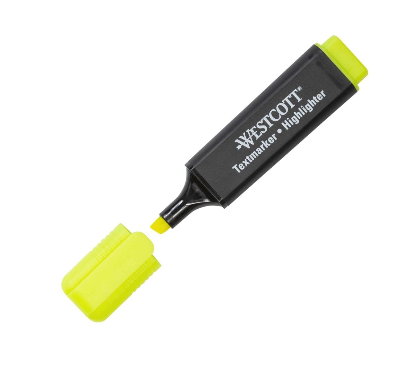 4027521526341 - Textmarker Highlighter E-743587 00 gelb 2-5mm Keilspitze 4027521526341 WESTCOTT