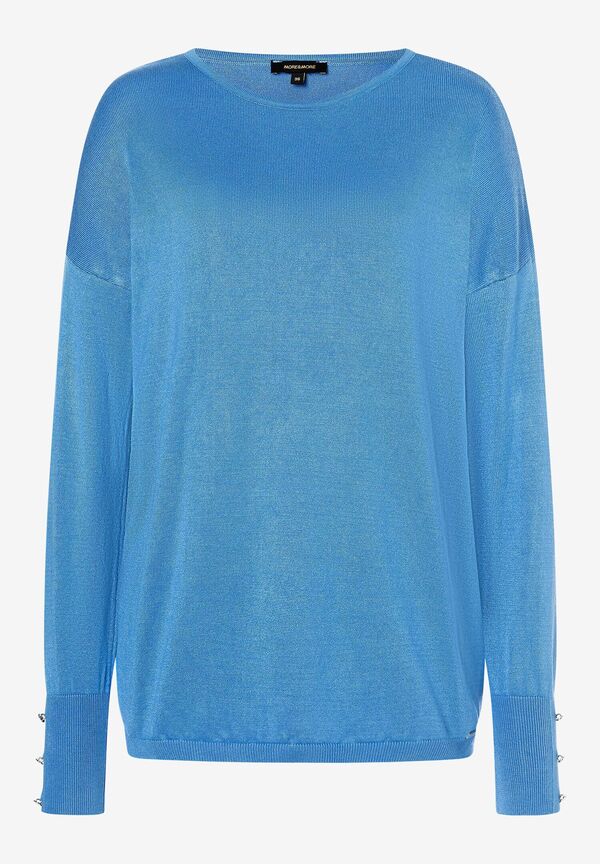 4027819808432 - Pullover soft azur blue Herbst-Kollektion