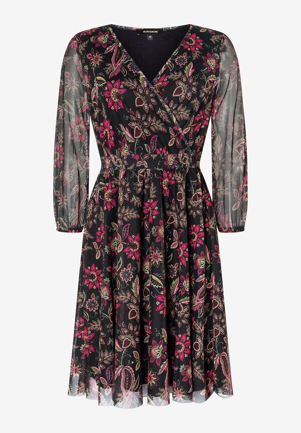 4027819810565 - Meshkleid Paisley Flower Print Herbst-Kollektion