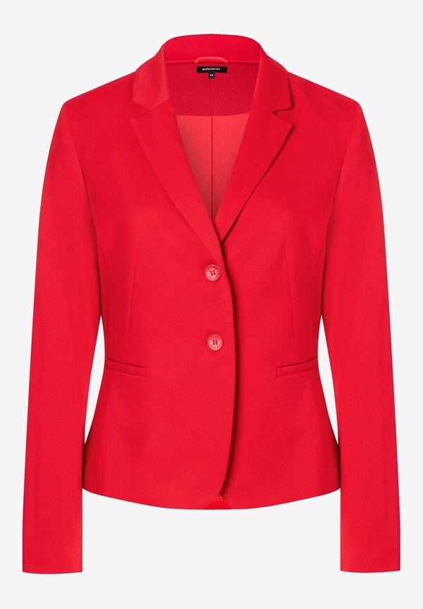 4027819879302 - Blazer mit feiner Struktur rot Frühjahrs-Kollektion