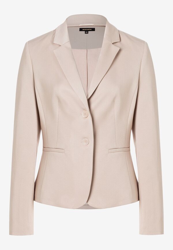 4027819879333 - Blazer mit feiner Struktur beige Frühjahrs-Kollektion