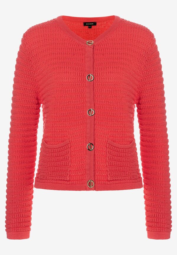 4027819895357 - Strickjacke milky red Frühjahrs-Kollektion