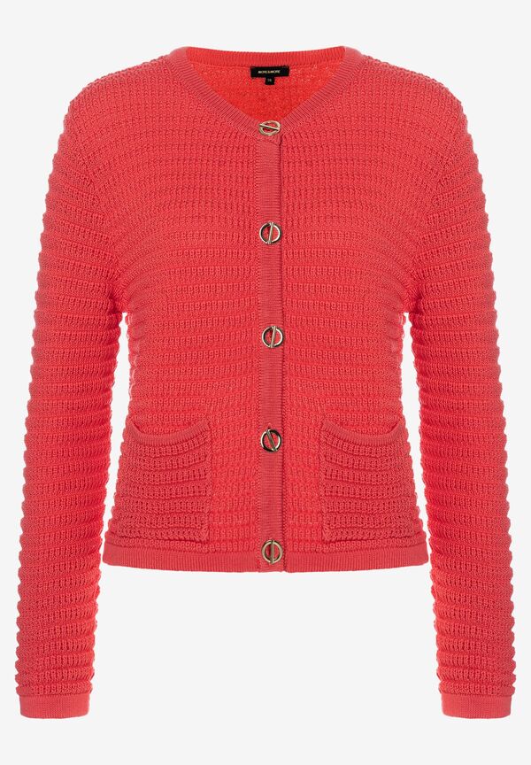 4027819895371 - Strickjacke milky red Frühjahrs-Kollektion