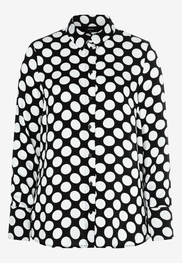 4027819899829 - Tupfenbluse schwarz ecru Frühjahrs-Kollektion