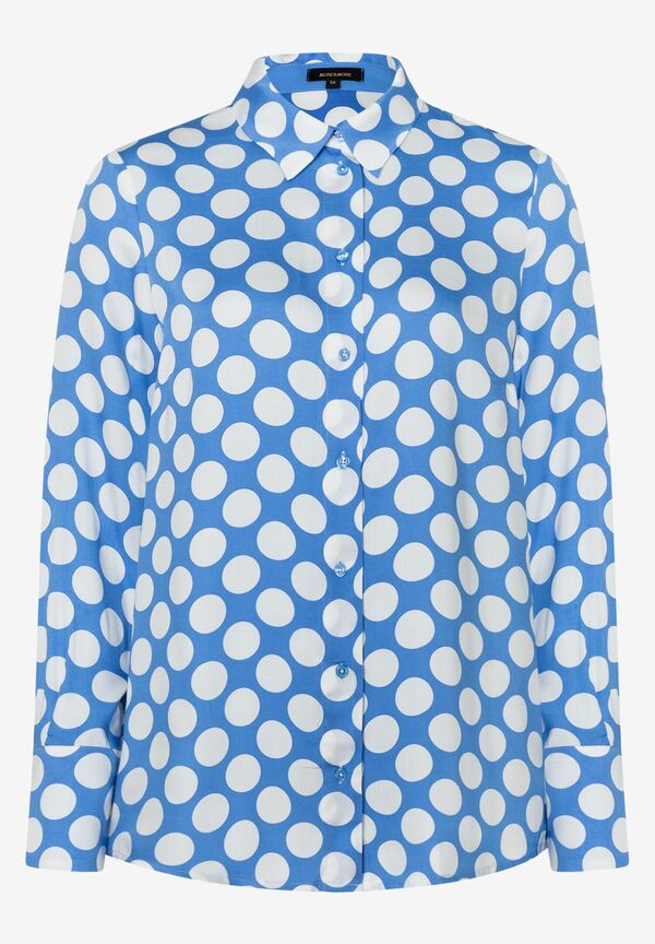 4027819899966 - Tupfenbluse hellblau ecru Frühjahrs-Kollektion