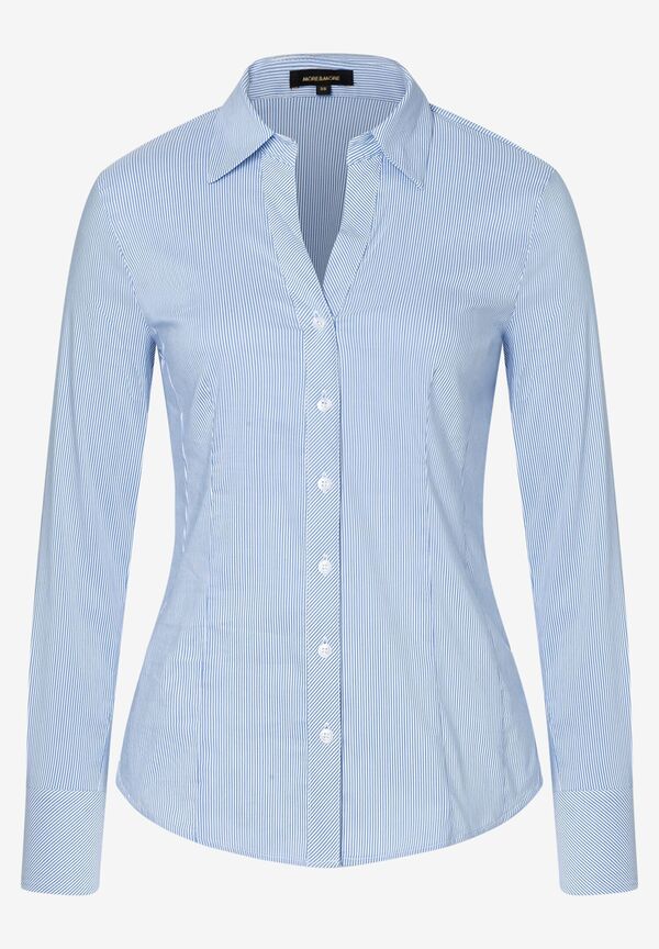 4027819922046 - Hemdbluse blau weiß gestreift