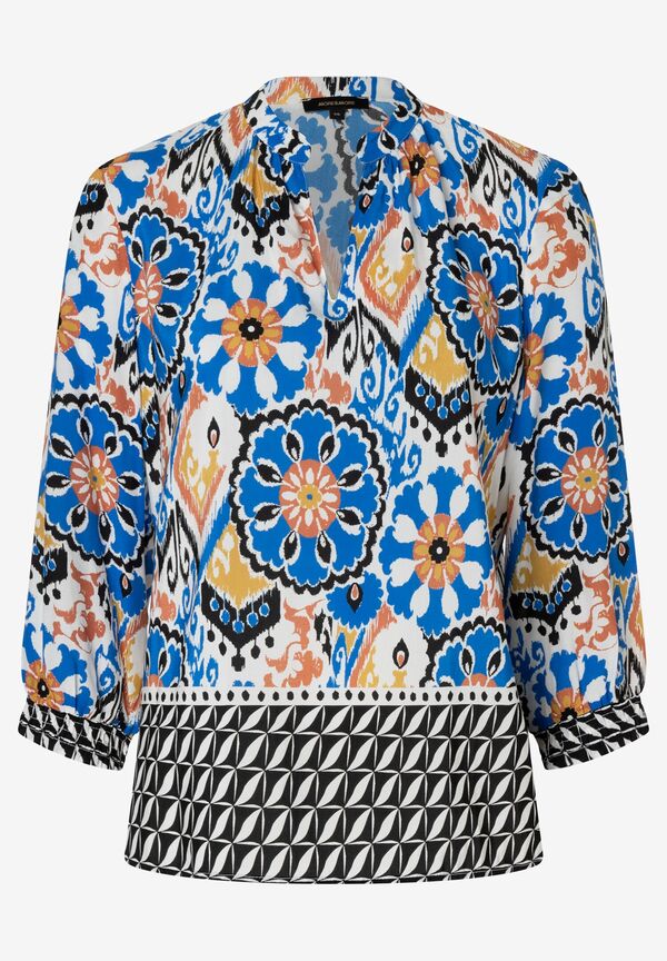 4027819929809 - Viskosebluse Ornament-Print Sommer-Kollektion