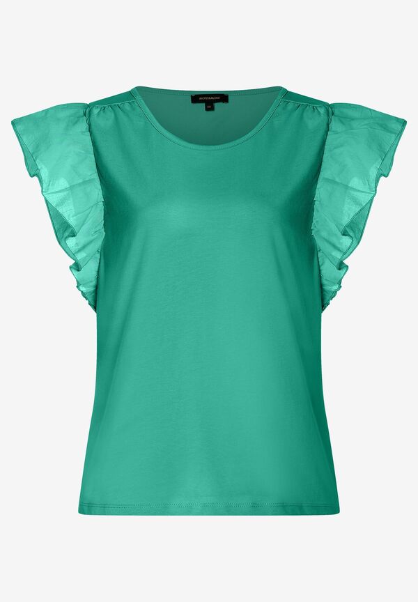 4027819940330 - Shirt mit Volantärmeln summergarden green Sommer-Kollektion