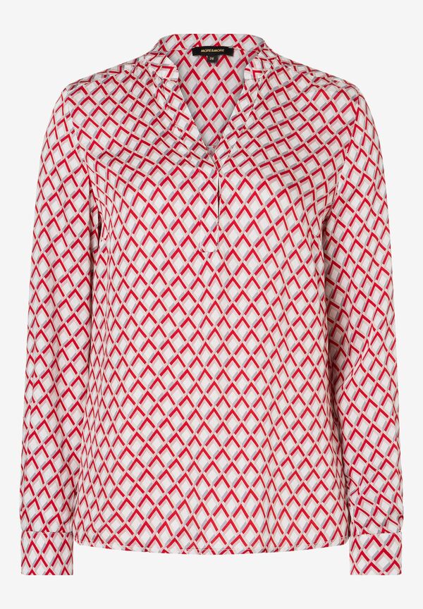 4027819943911 - Viskosebluse rot rosa ecru Herbst-Kollektion