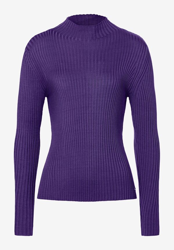 4027819973741 - Rippstrick-Pullover pure purple Herbst-Kollektion