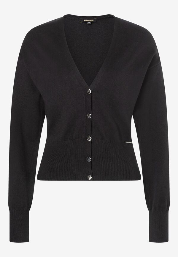 4027819980886 - Cardigan mit Metallknöpfen schwarz Herbst-Kollektion 4027819980886 - Cardigan mit Metallknöpfen schwarz Herbst-Kollektion