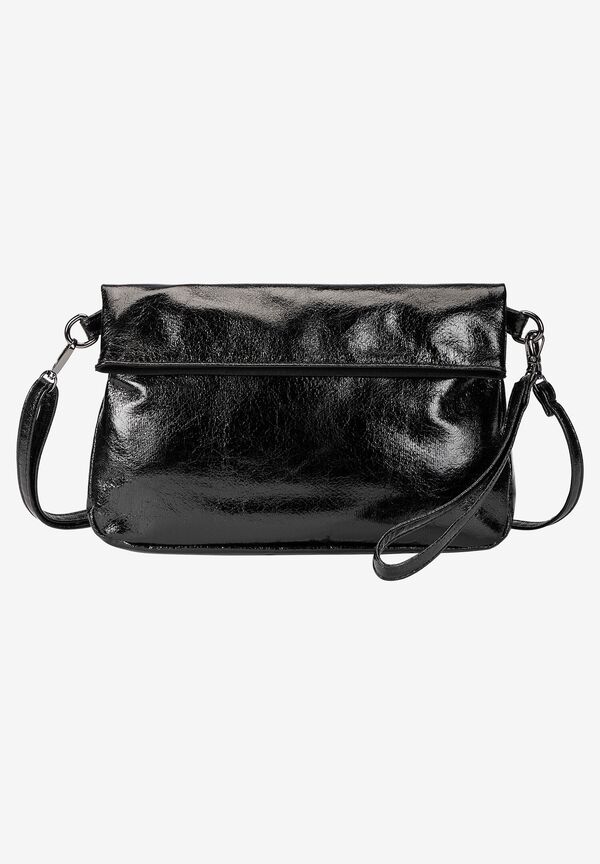 4027819989858 - Metallic Tasche schwarz Party-Kollektion