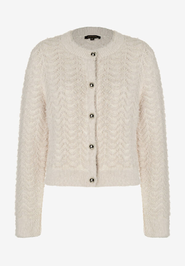 4027819991981 - flauschiger Cardigan powder creme Party-Kollektion 4027819991981 - flauschiger Cardigan powder creme Party-Kollektion