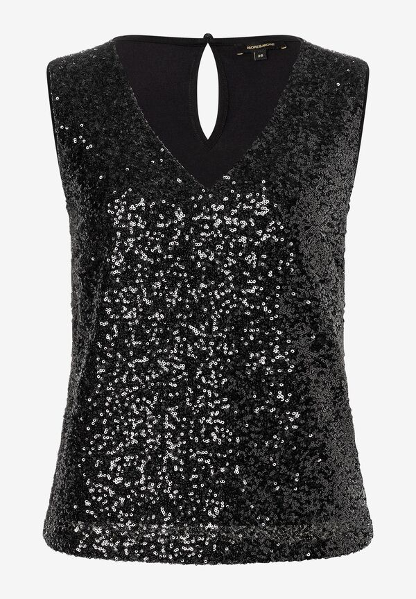 4027819992537 - Pailletten-Top schwarz Party-Kollektion