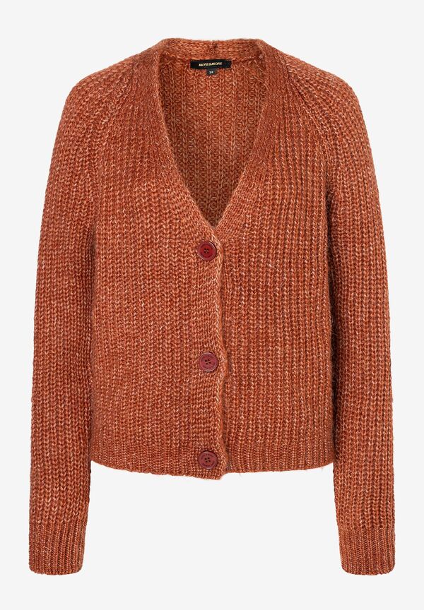 4027819999741 - Cardigan rusty brown melange Winter-Kollektion