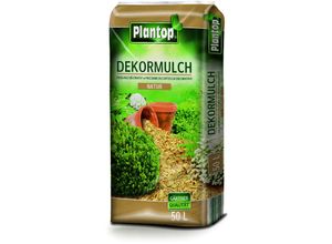 4027892850502 - PLANTOP Dekor-Mulch natur Körnung 10-40mm 50 Ltr