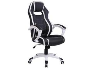 4027929365276 - Gamingstuhl Silverstone schwarz weiss