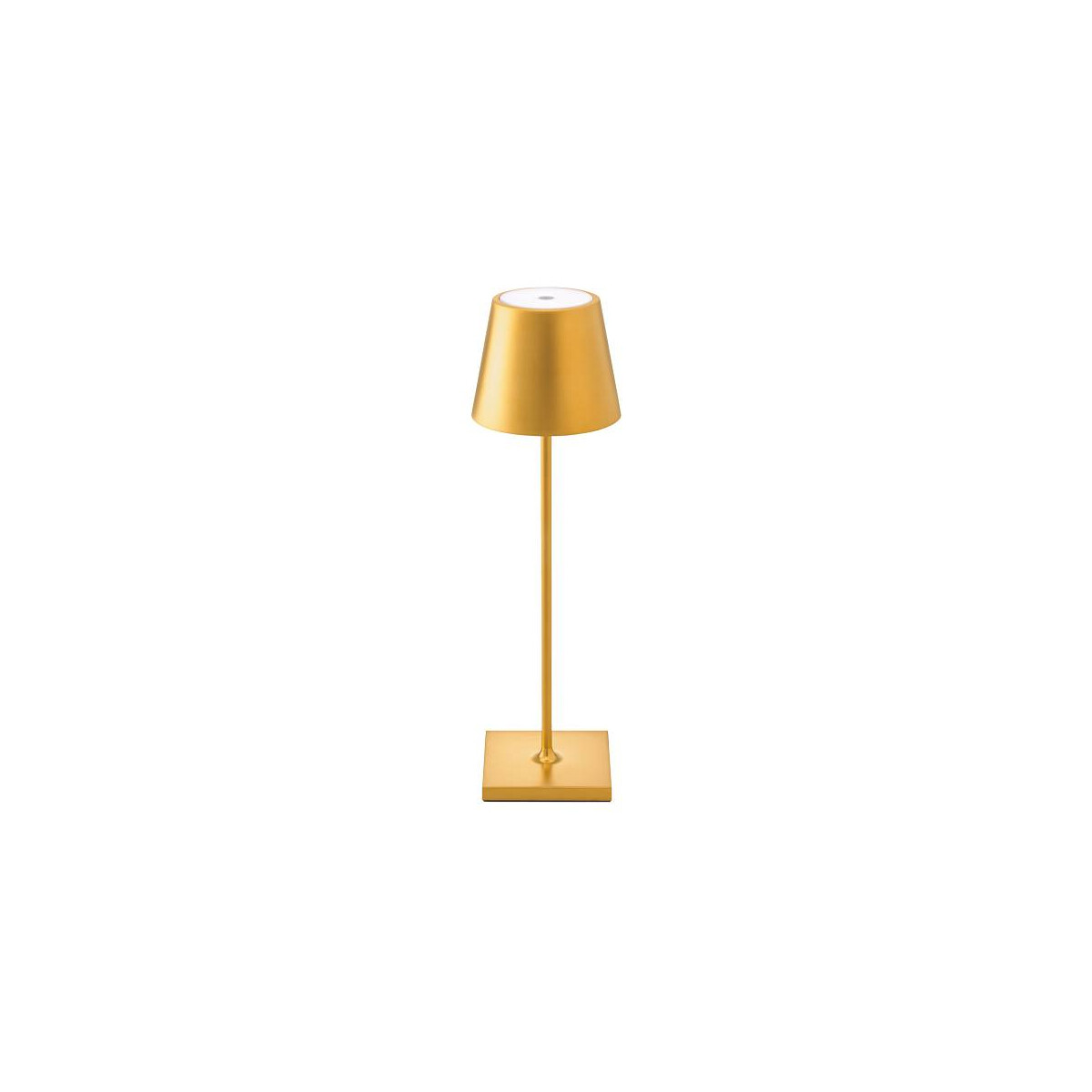 4028085450882 - - Nuindie led Akku Tischleuchte Außentischleuchte IP54 gold Tischlampe