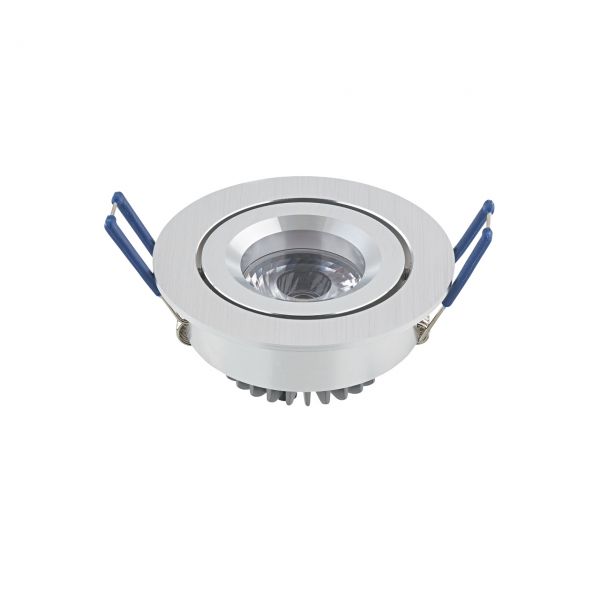 4028085542358 - LED Downlight ARGENT FLAT 7W 36° 2700K 440lm Alu gebürstet dimmbar