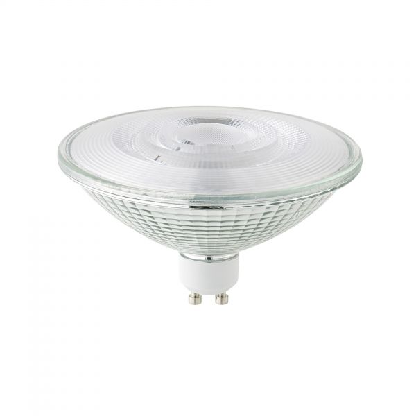 4028085574915 - ES111 LED Leuchtmittel Luxar Glas 15W 3000K GU10 1100lm 25° dimmbar