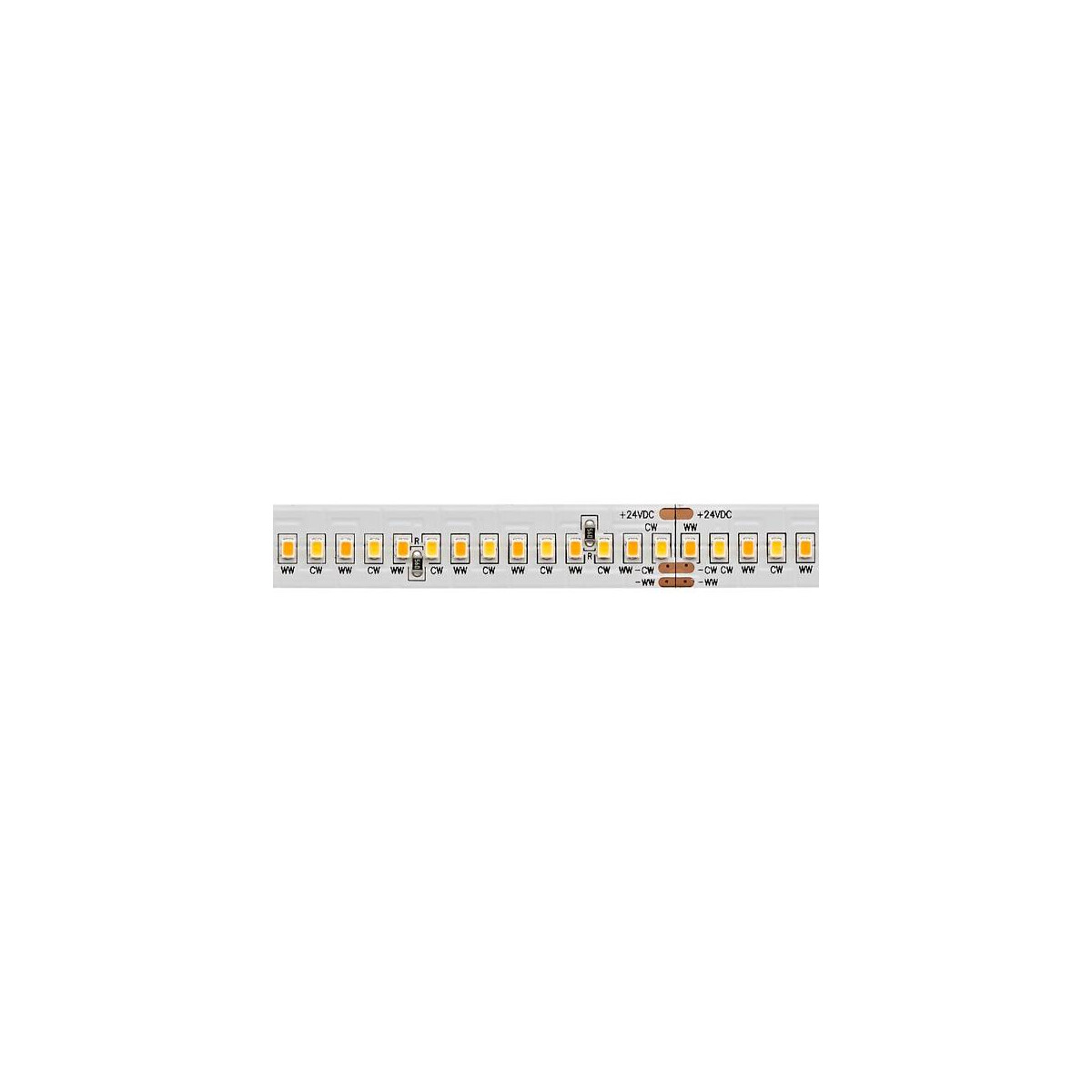 4028085595439 - 20W m TW LED-Streifen 5000-2700K 5m