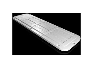4028177938427 - Ax 2564200 Flanschplatte (l x b) 149 mm x 534 mm Kunststoff Grau 1 St - Rittal