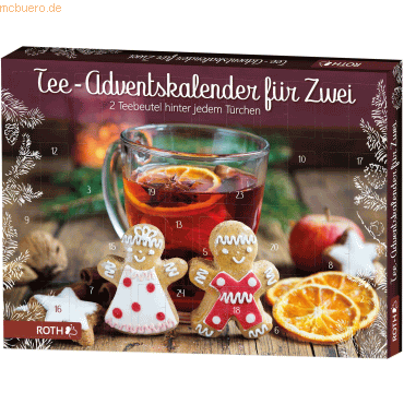 4028279802978 - Adventskalender Tee Adventskalender für Zwei bestückt