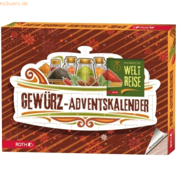 4028279806754 - Adventskalender Gewürz-Adventskalender - Kulinarische Weltreise