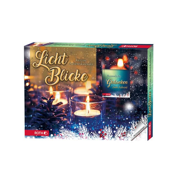 4028279806761 - Adventskalender Kerzen-Adventskalender - Lichtblicke bestückt