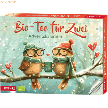 4028279828565 - Adventskalender Bio-Tee-Adventskalender für Zwei bestückt