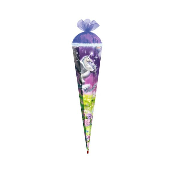 4028279853949 - Schultüte Magic Pegasus 85cm Tüllverschluss 4028279853949 Roth