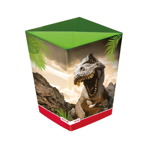 4028279892313 - Papierkorb Tyrannosaurus - 10 L getrennt Müllfächer 4028279892313 ROTH