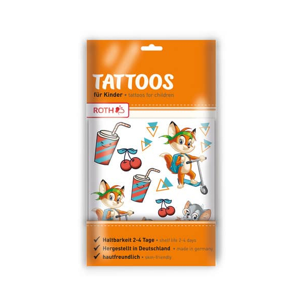 4028279893372 - Kinder-Tattoo Fredo & Fitzi 4028279893372 Roth