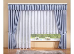 4028298287503 - Gardine »Alena« (1 St) veredelt mit echter Plauener Spitze Stickerei 4028298287503 - Gardine »Alena« (1 St) veredelt mit echter Plauener Spitze Stickerei