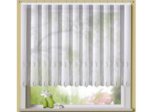 4028298290671 - Gardine »Ramona« (1 St) veredelt mit echter Plauener Spitze Stickerei 4028298290671 - Gardine »Ramona« (1 St) veredelt mit echter Plauener Spitze Stickerei