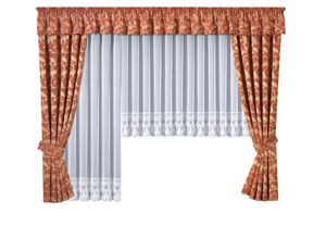 4028298292057 - Gardine »Diana« (1 St) veredelt mit echter Plauener Spitze Stickerei