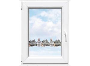 4028298305566 - Scheibengardine Winter Stickereien Plauen Stangendurchzug (1 St) halbtransparent Fensterdekoration Winter beige|grün|weiß