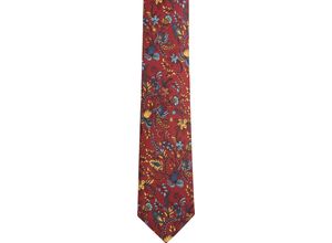 4028386673089 - Prince BOWTIE Krawatte Flora für Herren rot OneSize