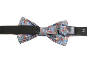 4028386679128 - Prince BOWTIE Fliege gemustert für Herren grau